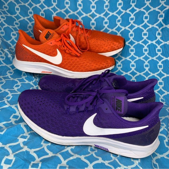 Nike Men's size 12 air zoom Pegasus 35 purple orange low top